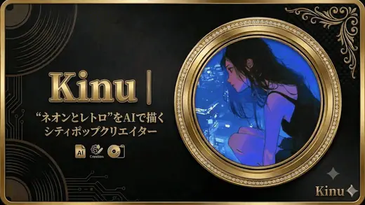 Kinuさんの紹介GIF